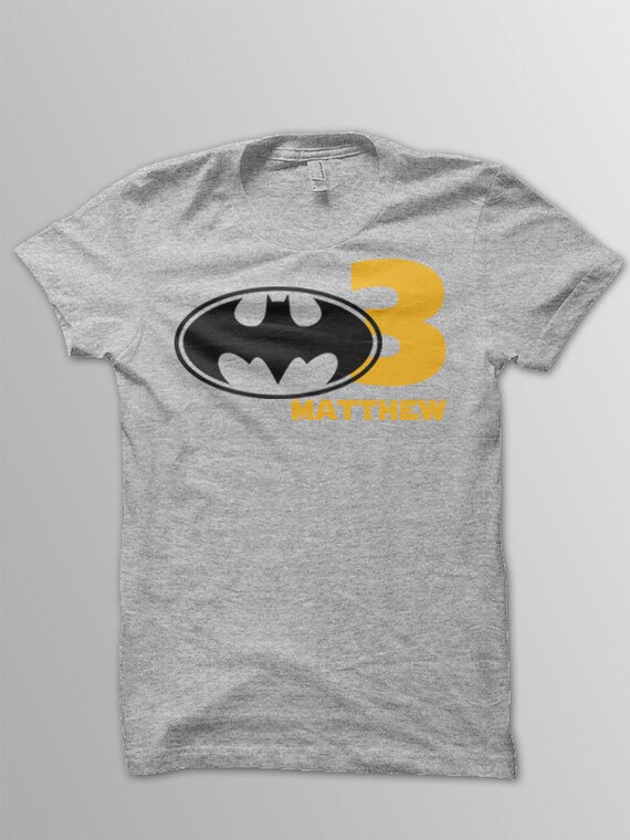 etsy batman birthday shirt