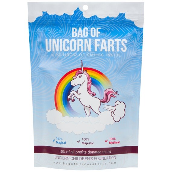 Bag Of Unicorn Farts Cotton Candy Funny And By Littlestinkerllc