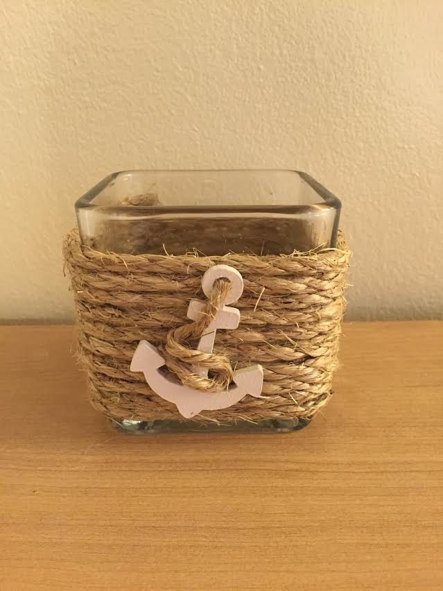 Nautical candle holder/ home decoration by NauticalByN8ture