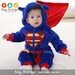 Cute Cartoon Charachters Warm Winter Fleece Baby Boy Girl Bodysuit Jumpsuit Snowsuit