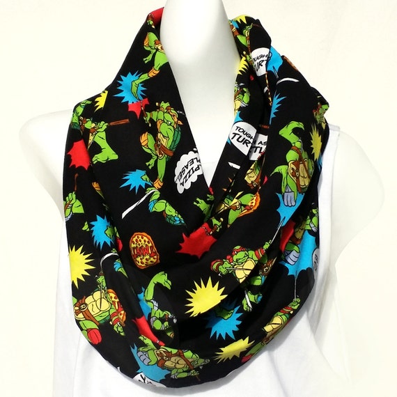 Ninja Turtle Scarf Ninja Turtle Infinity Scarf TMNT Infinity