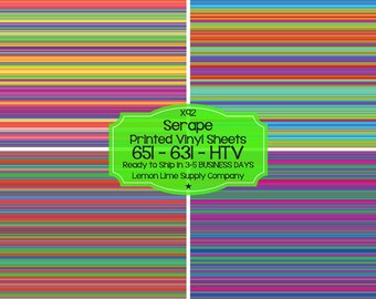 Serape Striped Vinyl/Printed Heat Transfer Vinyl/Patterned Vinyl/Printed 651 Vinyl/Printed 631 Vinyl/Printed Outdoor Vinyl/Printed HTV