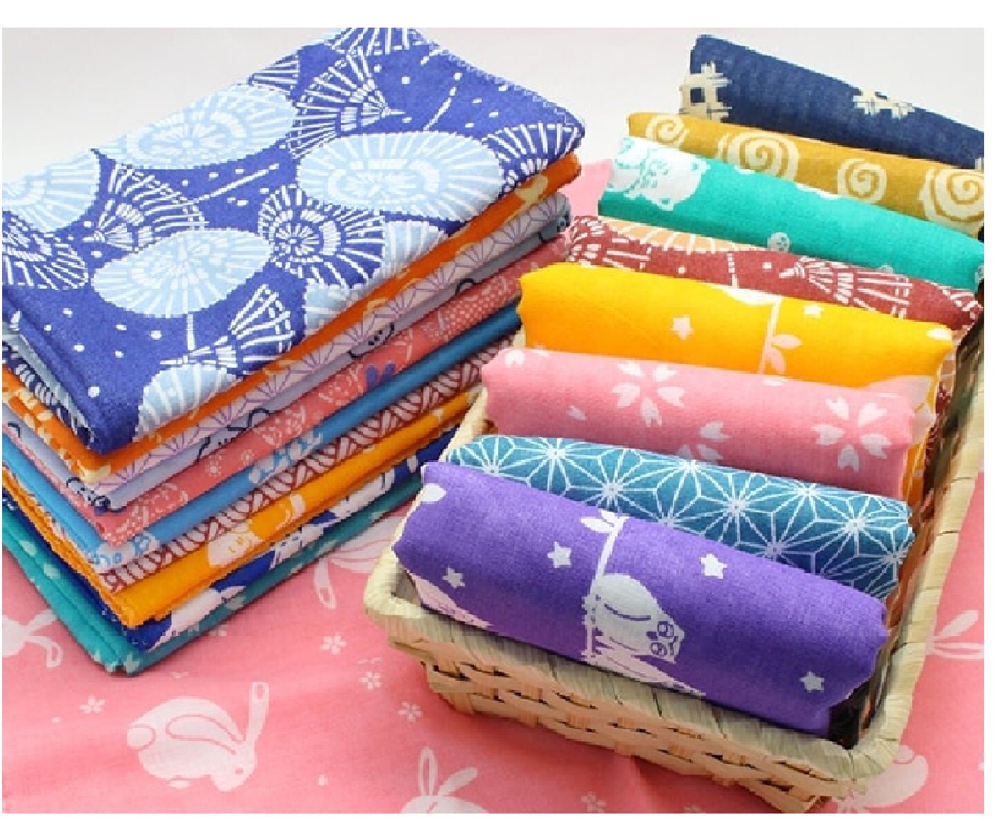 Japanese Traditional Tenugui cloth 100 cotton towel 13