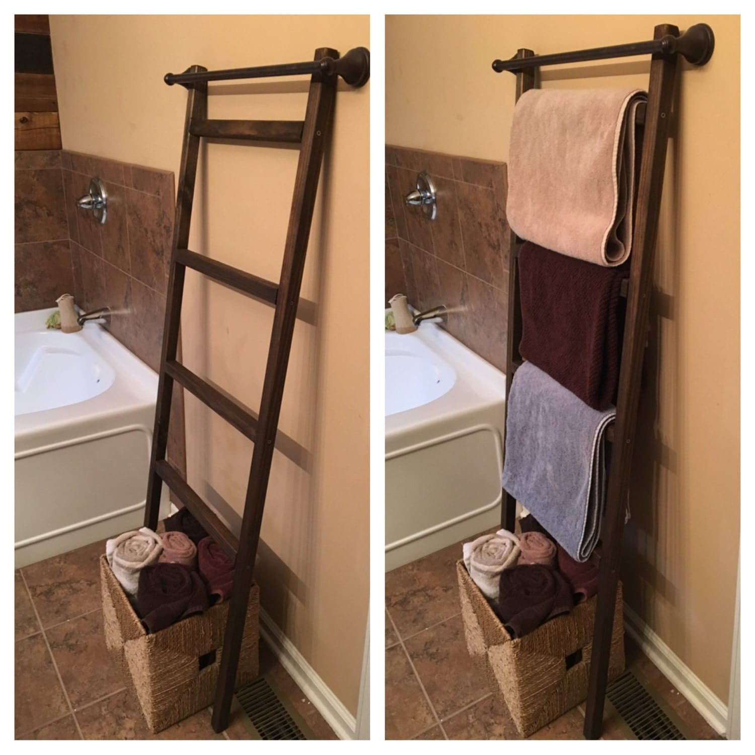Towel ladder Blanket ladder book shelf Home Decor