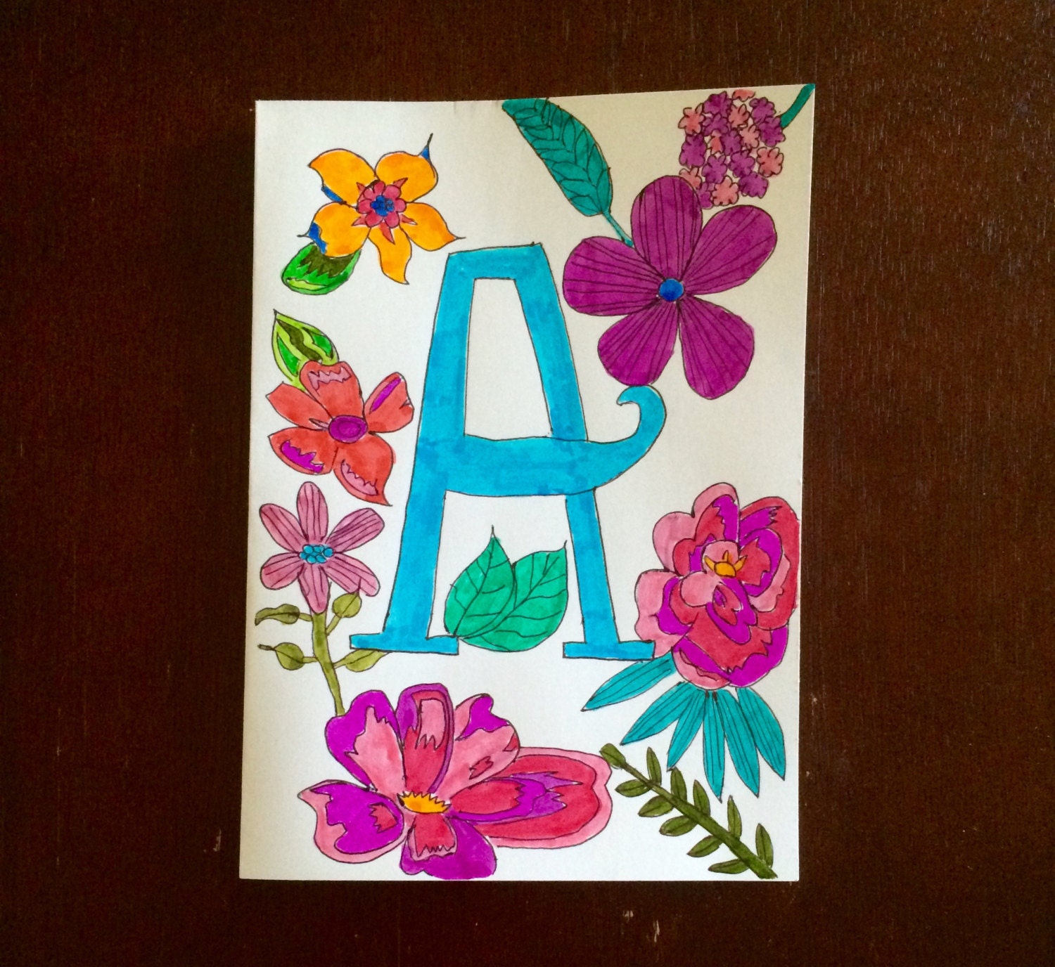 Personalized Note Cards Initial Note Cards In By DelicateDesigns2