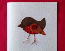 Unique robin christmas card related items | Etsy