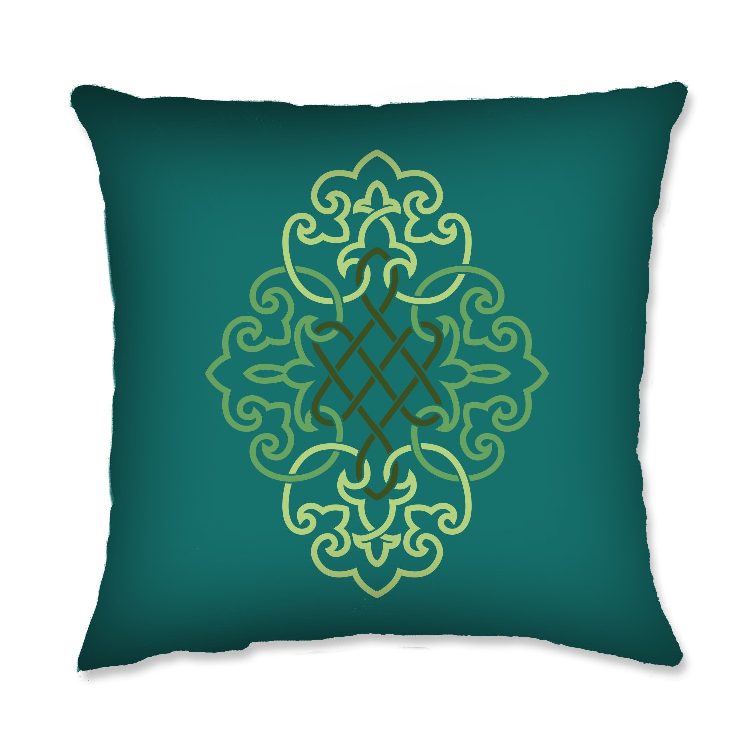 Arabian Crest Throw Pillow