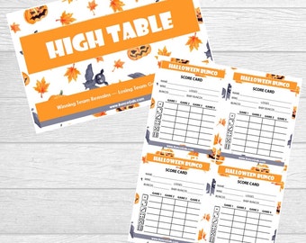 Halloween Bunco Printables