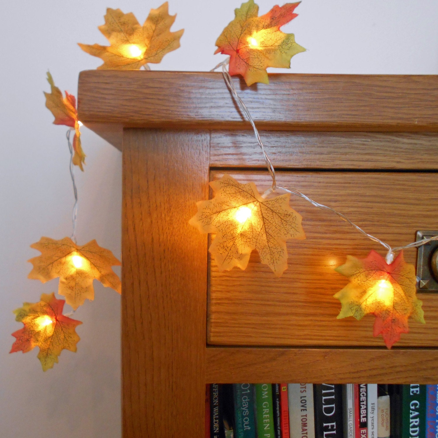 Autumn String Lights / Fairy Lights Garland Autumn Leaves