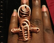 Popular items for full finger ring on Etsy