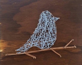 Items similar to Bird String Art on Etsy