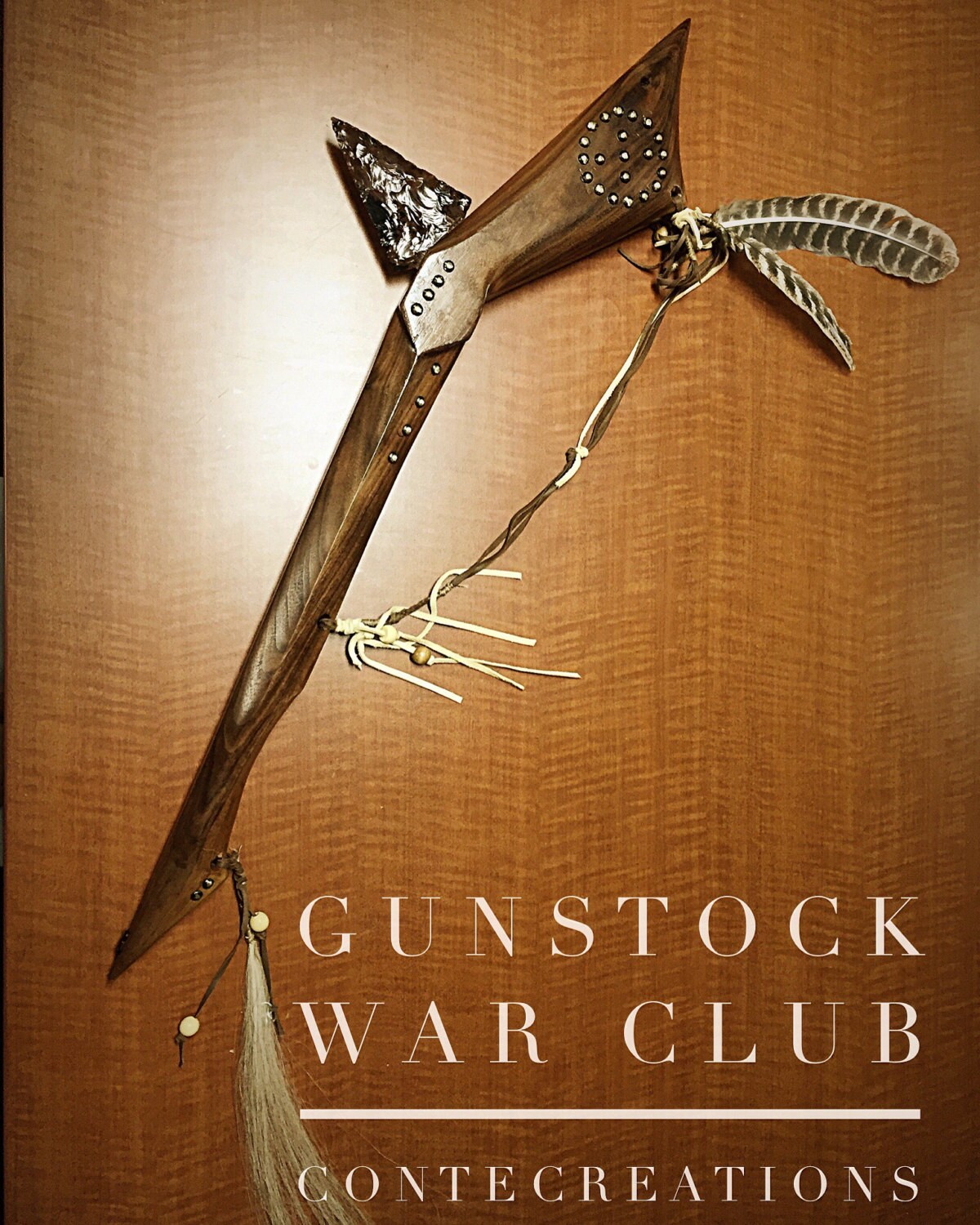 Native American Gunstock War club by ContecreationsUS on Etsy
