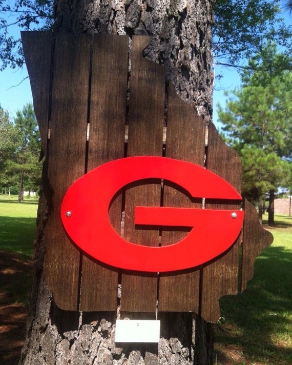 3ft UGA wooden sign