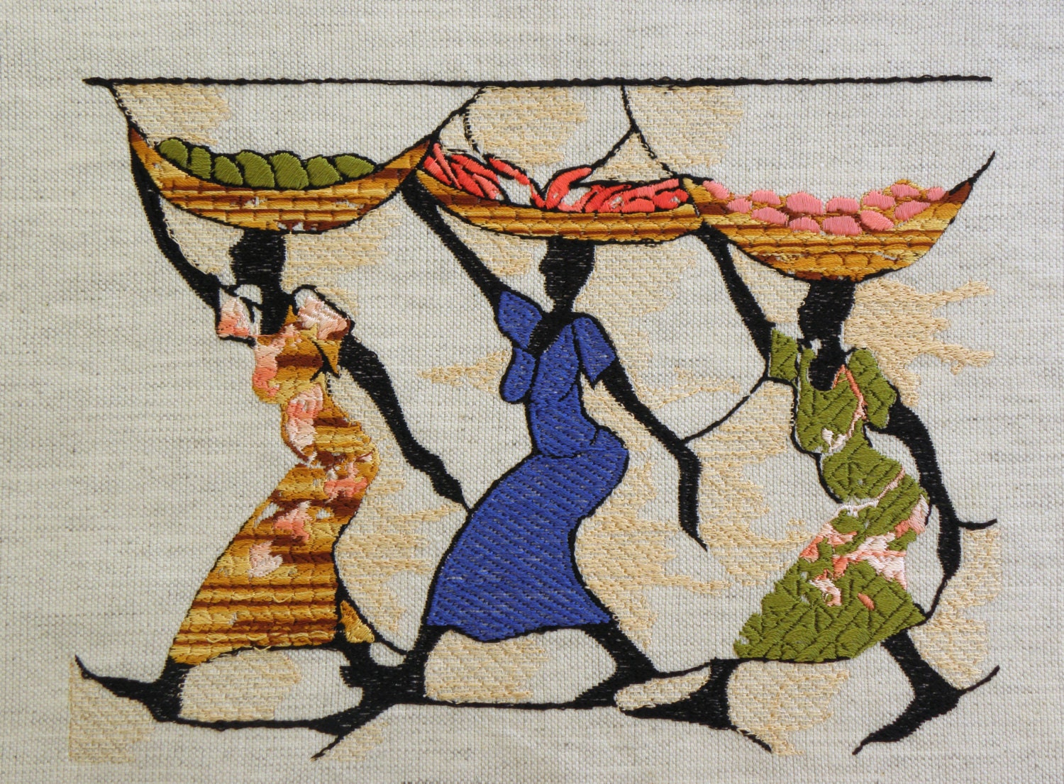 Moks7 African 21x15.1cm Machine Embroidery Design in formats