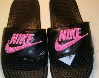 leopard print sliders nike