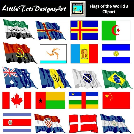 flags of the world clipart - photo #29
