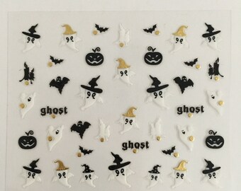 Halloween nail decals,stickers