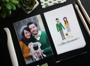 Family Portrait : Custom Illustrated