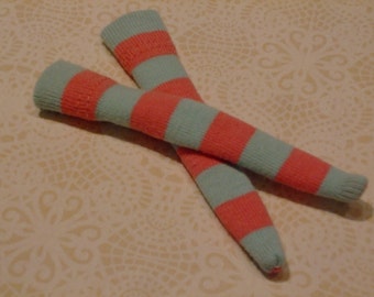Blythe / DAL Socks - Cotton Candy Stripes - LAST PAIR