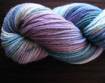CLEARANCE Handpainted Yarn Wool TIDALPOOL 220yds 3.5oz Worsted Weight Hand Painted Aspenmoonarts