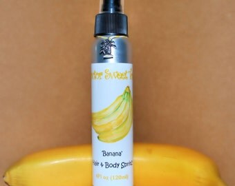 Banana Body Splash and Hair Perfume 4oz