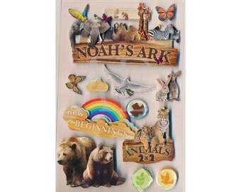 Noahs ark stickers | Etsy