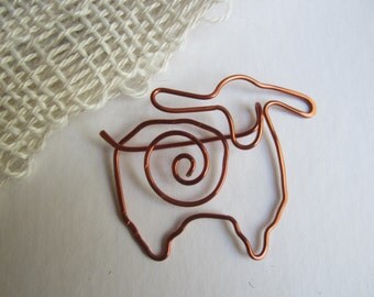 Copper Pygora Shawl Pin
