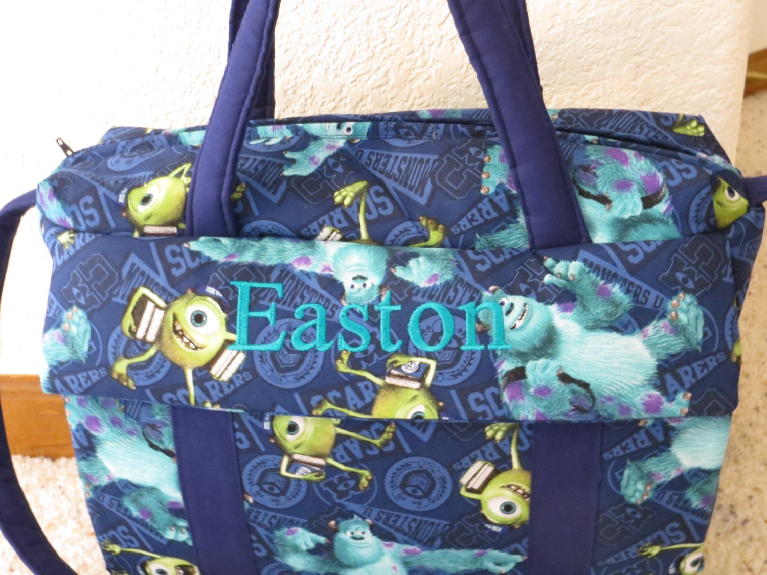 Monsters Inc. Diaper Bag with changing pad by EMIJANE