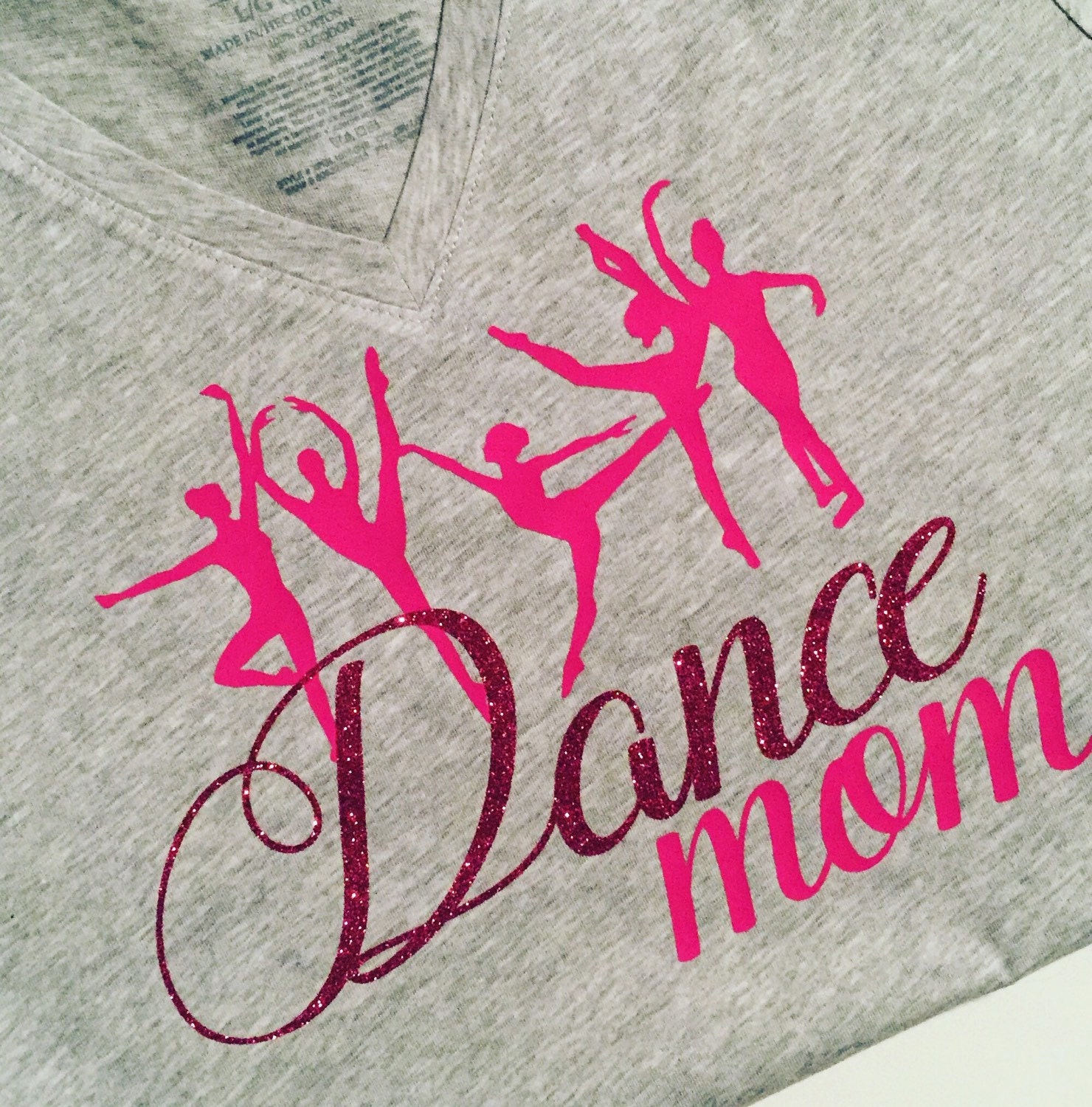 Custom Dance Mom Tshirt Dance Mom tee Glitter Dance by angikay