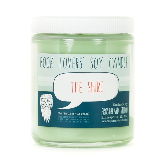The Shire - Soy Candle - Book Lovers' Scented Soy Candle - 8oz jar