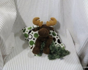 Security Blanket, baby blanket, luvi, lovie - moose lovems