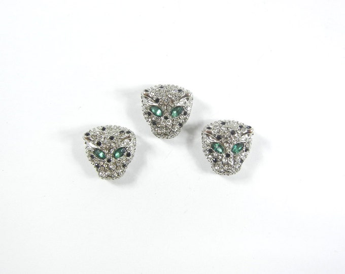 Set of 3 Small Leopard Charms