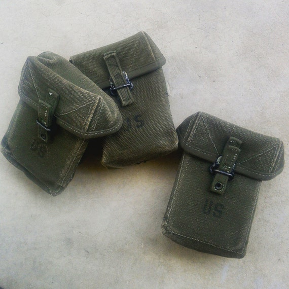 Vintage Army Ammunition Pouch Last One Left 1960 Military Gear