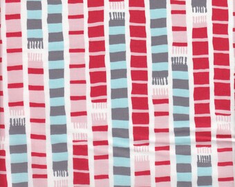 Moda Fabrics Sherbet Pips Scarf Stripe in Vanilla Ice Cream - End of Bolt - Last 27 Inches