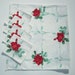 Vintage WILENDUR Tablecloth & Napkins Red American Beauty Rose