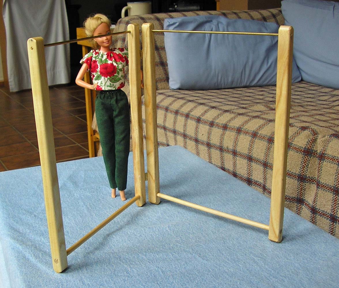 Barbie Folding Clothes Rack/Display Rack