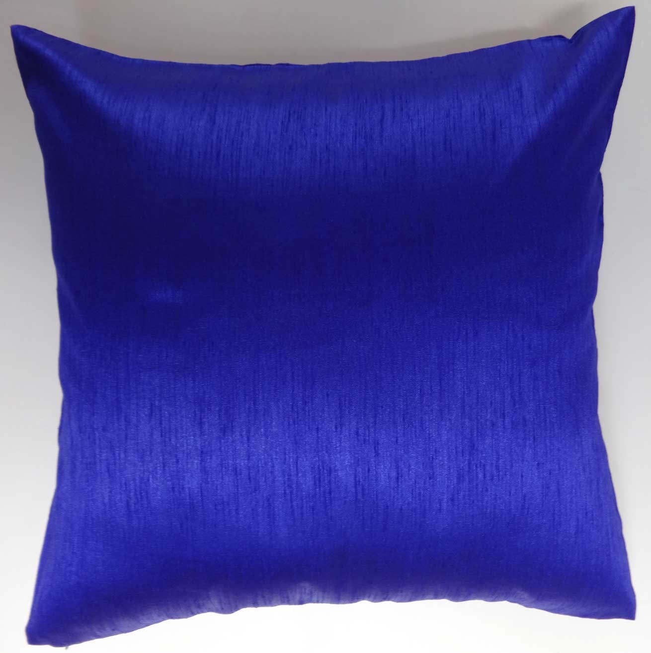 Royal Blue euro sham pillow. Cobalt blue 26inch. art silk