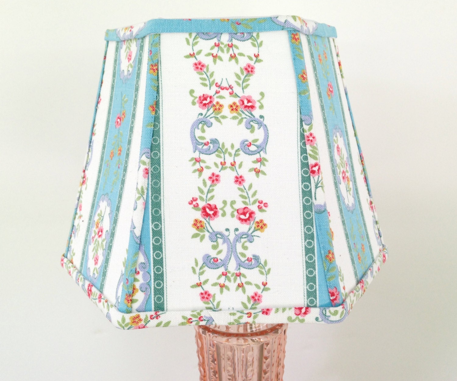 French Country Lamp Shade Lampshade in Vintage Fabric