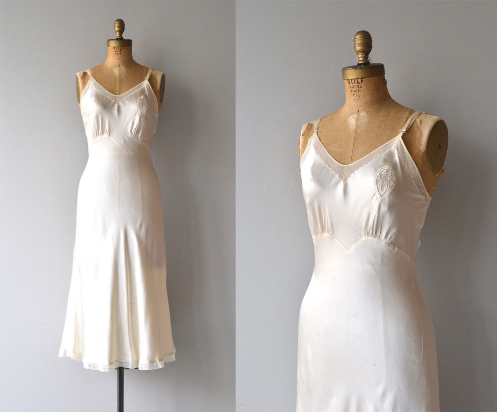 vintage silk slip