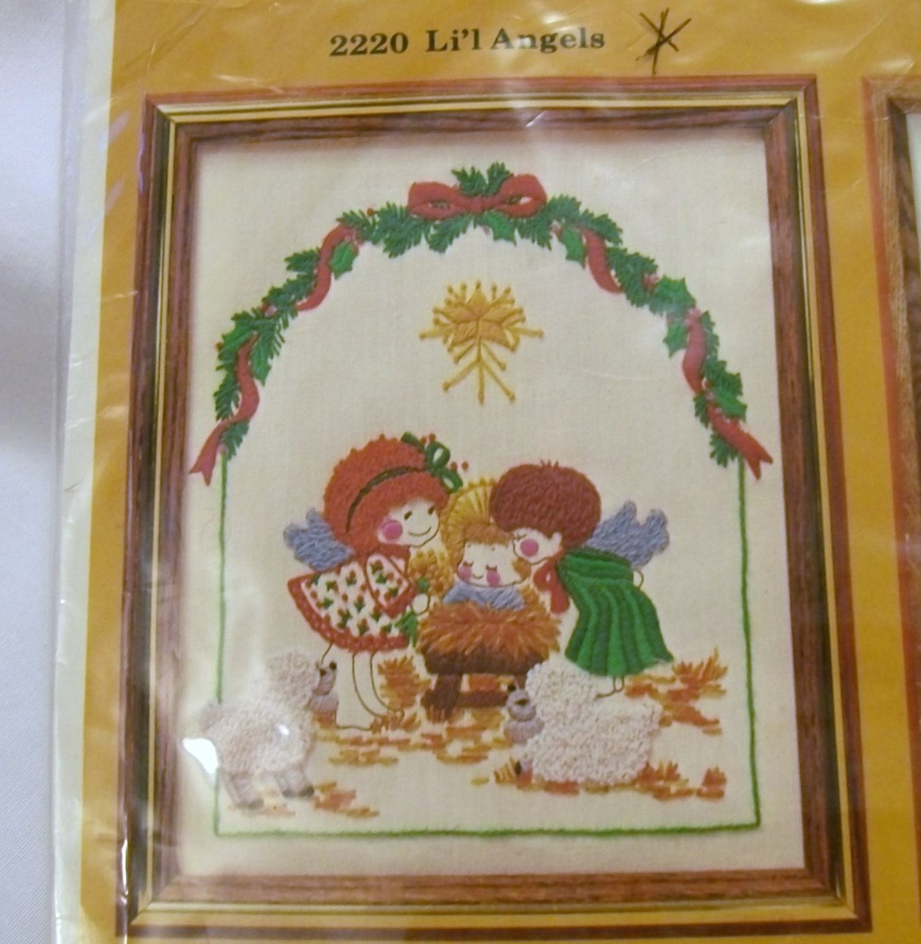 Christmas Crewel Embroidery Kit Little Angels The Creative