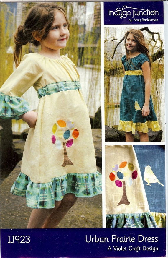 dress ruffle toddlers for pattern Indygo Prairie Urban thepatternloft by pattern IJ923 Dress