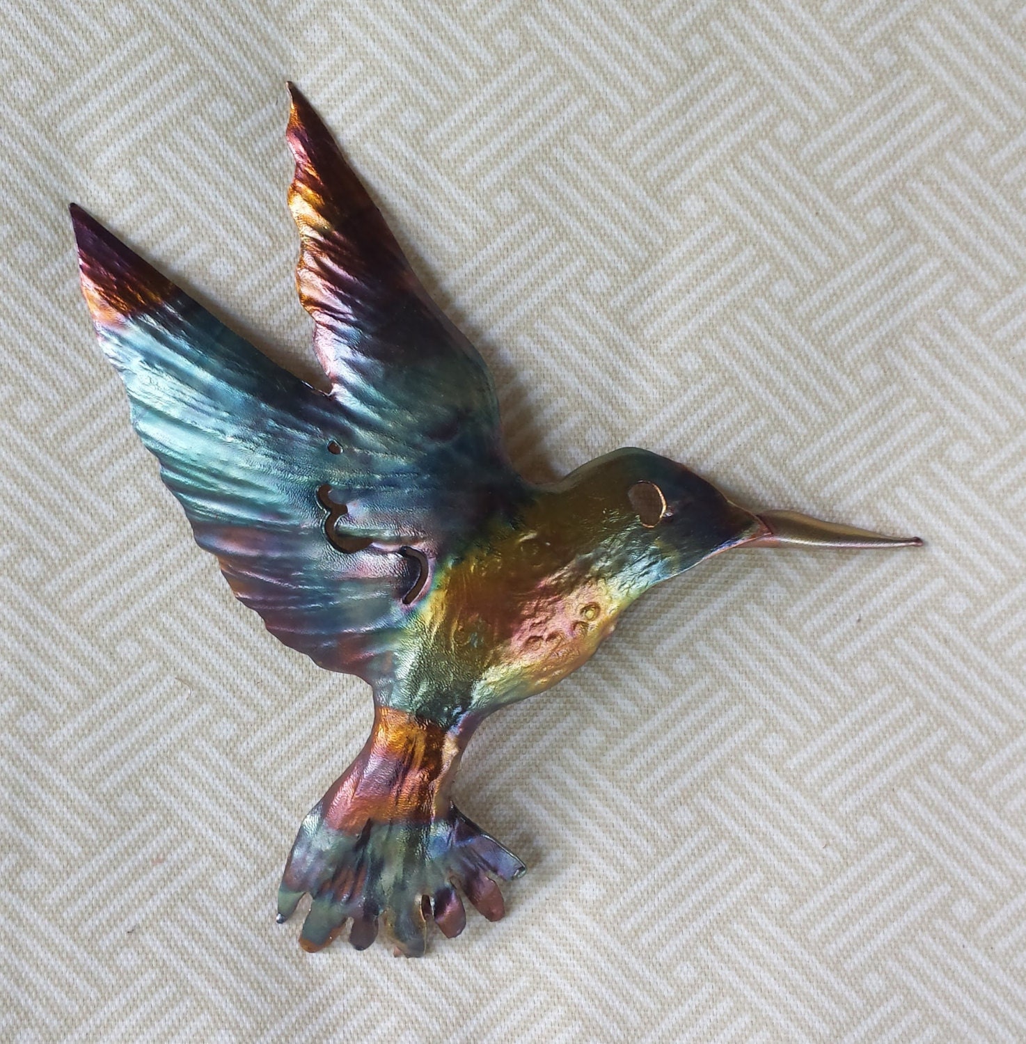 Hummingbird Hummingbird Art Sculpture Copper Sculpture