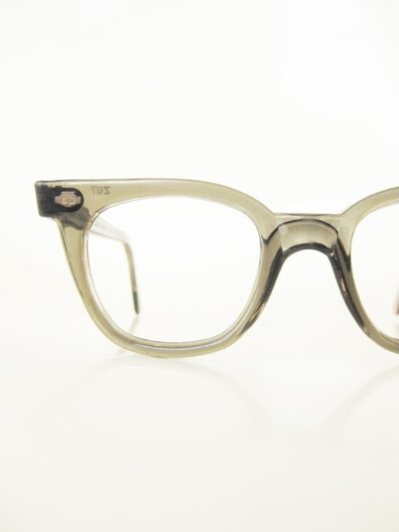 Vintage Mens Horn Rim Eyeglasses 1950s Glasses Titmus Usa