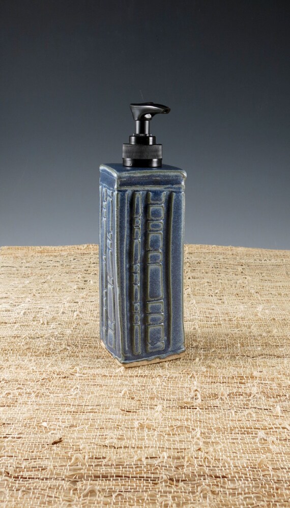 Ceramic Pottery Soap Dispenser Hand Soap Pump by Botanic2Ceramic