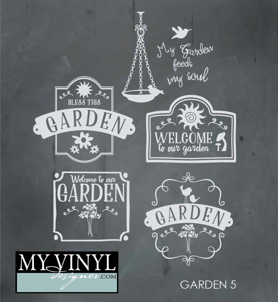 Download Garden SVG Files Garden Art Cuttable SVG Garden Sign SVG