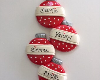 Personalized Christmas Ornament Family of four/ family ornament/family of four