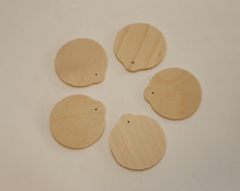 Unfinished Wooden Gift Tags