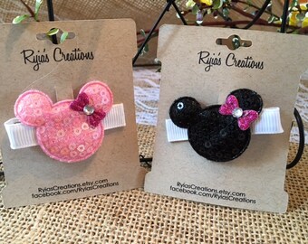Minnie Mouse Hair Clip