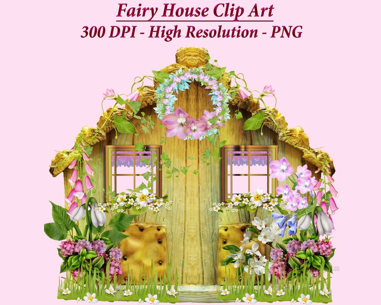 Fairy House Clipart Fairy Clipart Fairy House Graphics   Il Fullxfull.882462483 Hcrd 