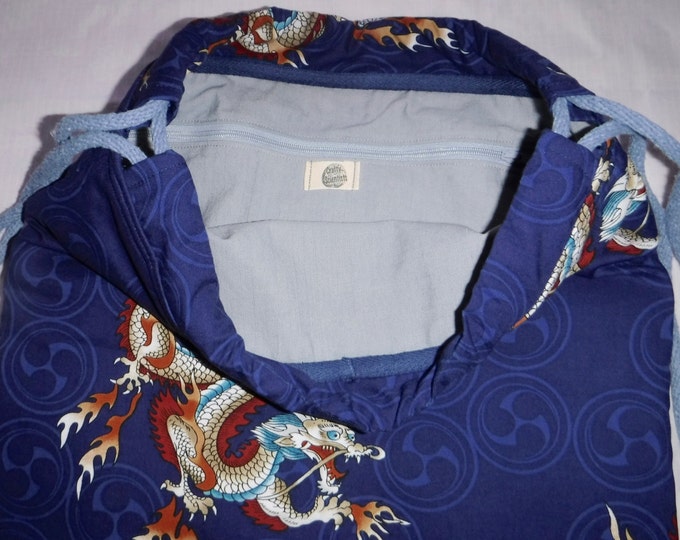 New - Hoffman Fabrics Dragon: 2 in 1 Bag/Backpack